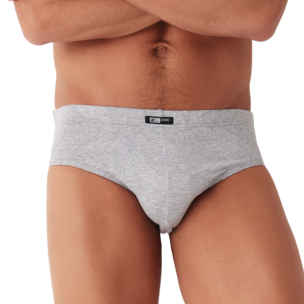 2 Slip Uomo Cotonella Grigio Melange 2396K2_00113