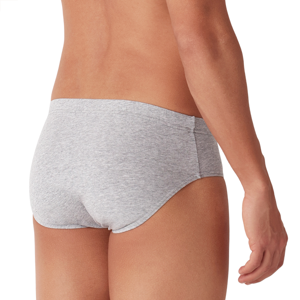 2 Slip Uomo Cotonella Grigio Melange 2396K2_00113_2