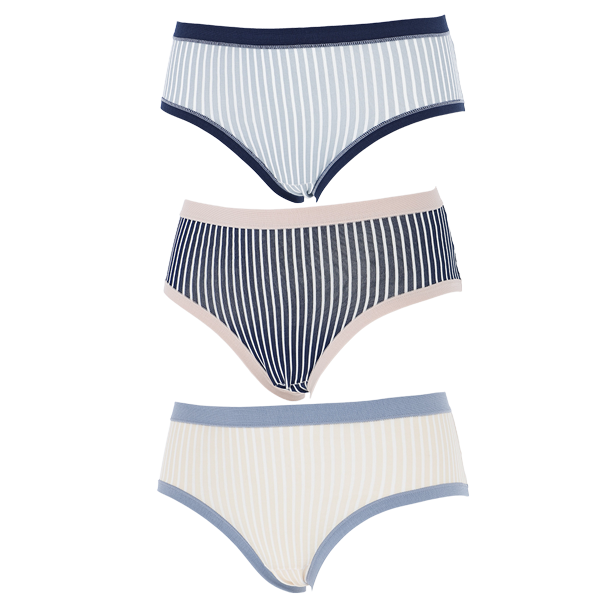 3 Midi Donna Cotonella Ass. Righe 3363K3_00100_2