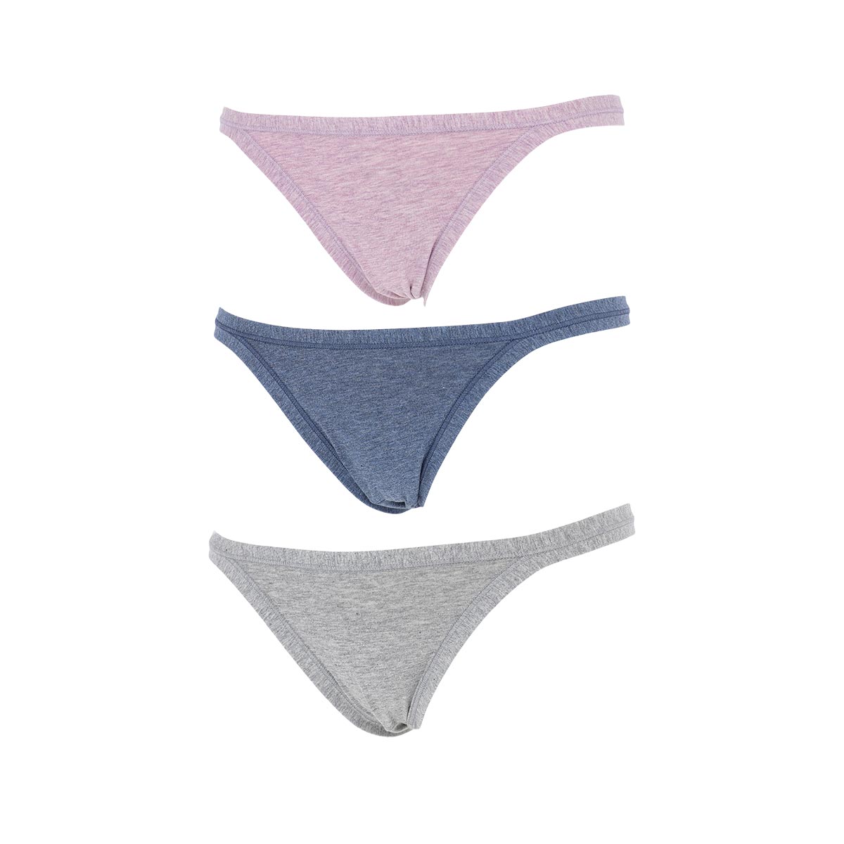 3 Tanga Donna Cotonella Grig-jeans-rosa 3364K3_0D100_2