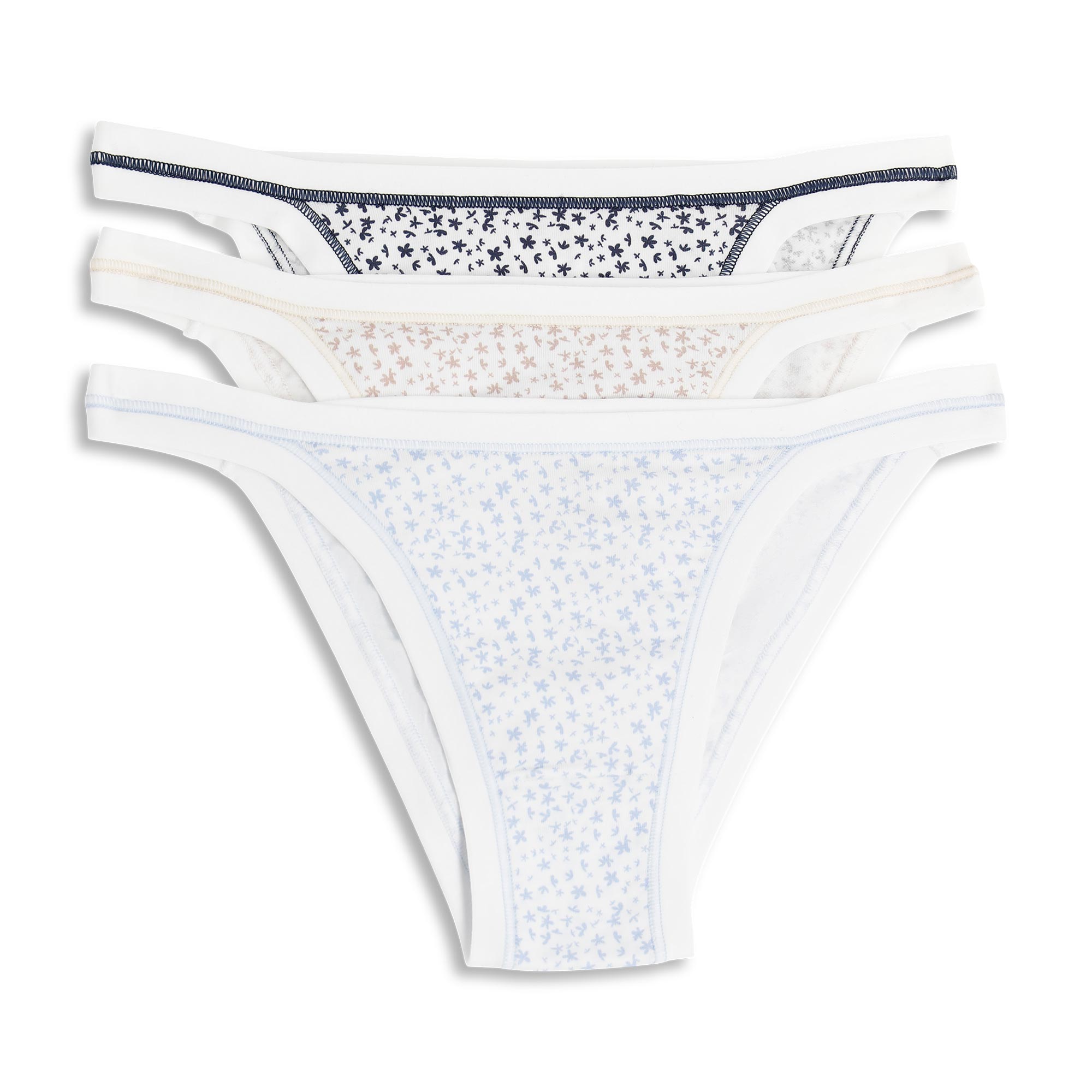 3 Tanga Donna Cotonella Ass 3 Bi 3364K3_3N100