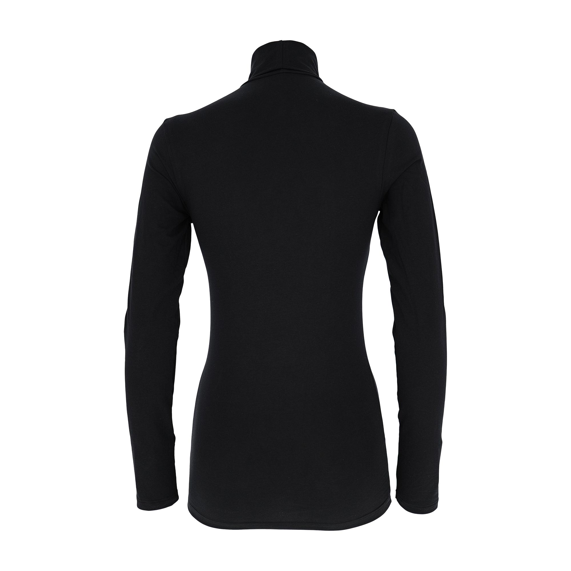 Maglia Dolcevita Manica Lunga Donna Cotonella Nero 3505_00002_5