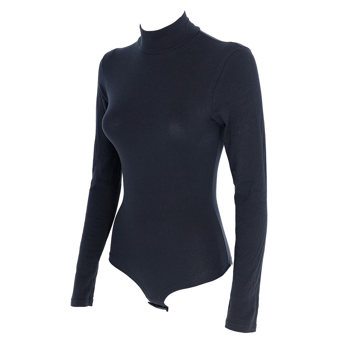 Body Lupetto Manica Lunga Donna Cotonella Nero 3510_00002_5