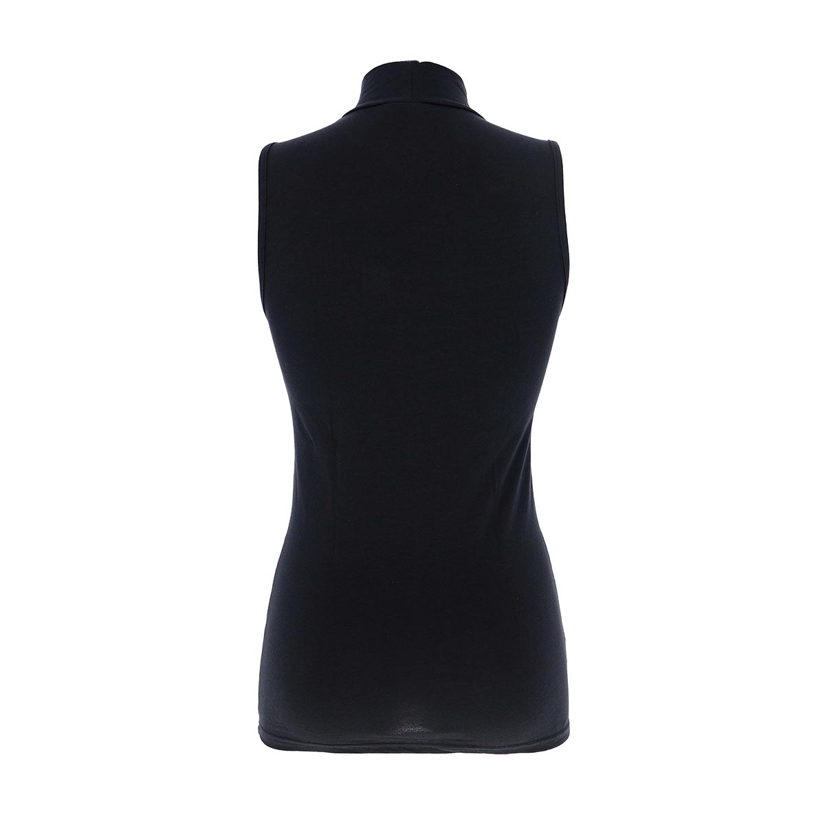 Maglia Lupetto Smanicata Donna Cotonella Nero 3512_00002_4