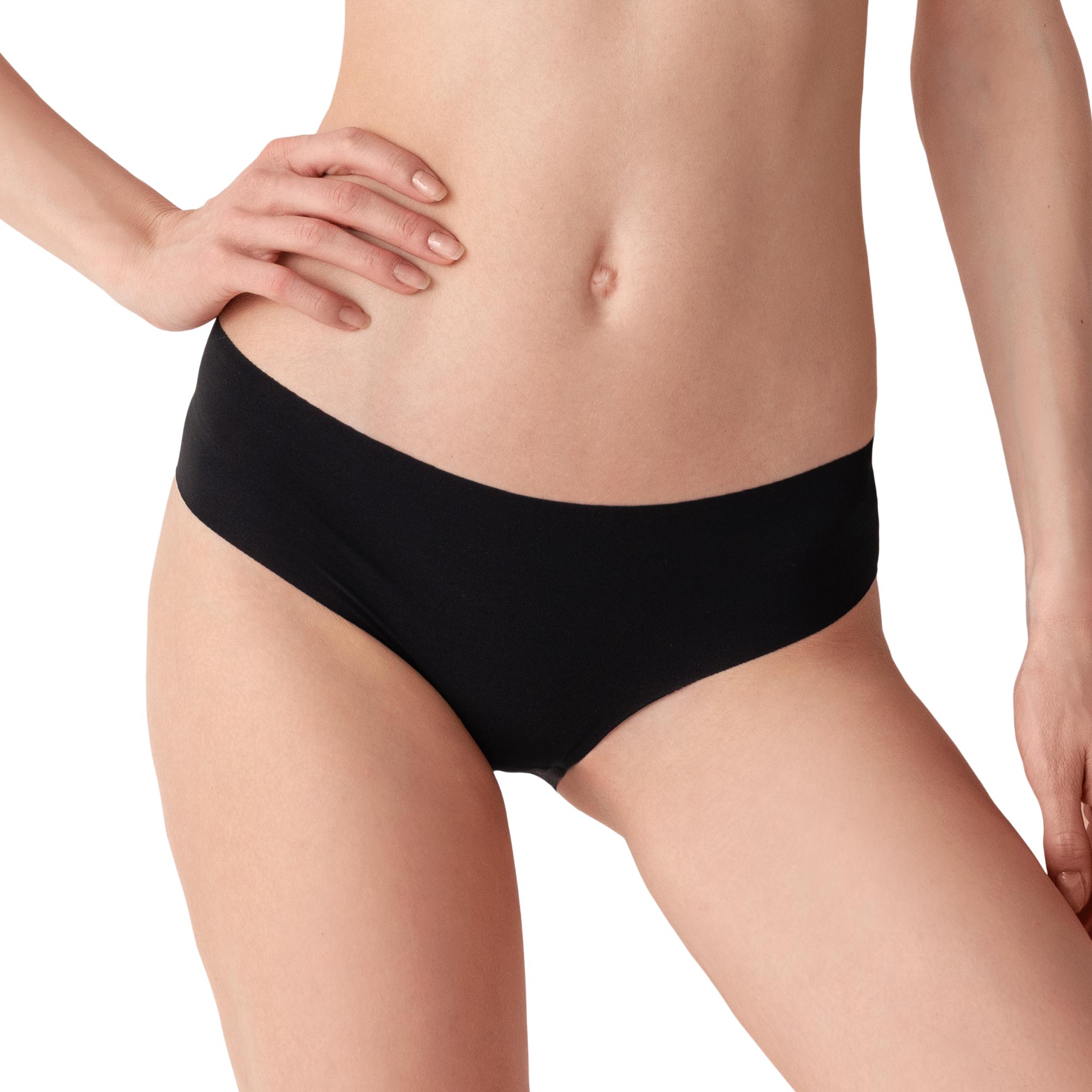 Slip Donna Cotonella Nero 8158_00002