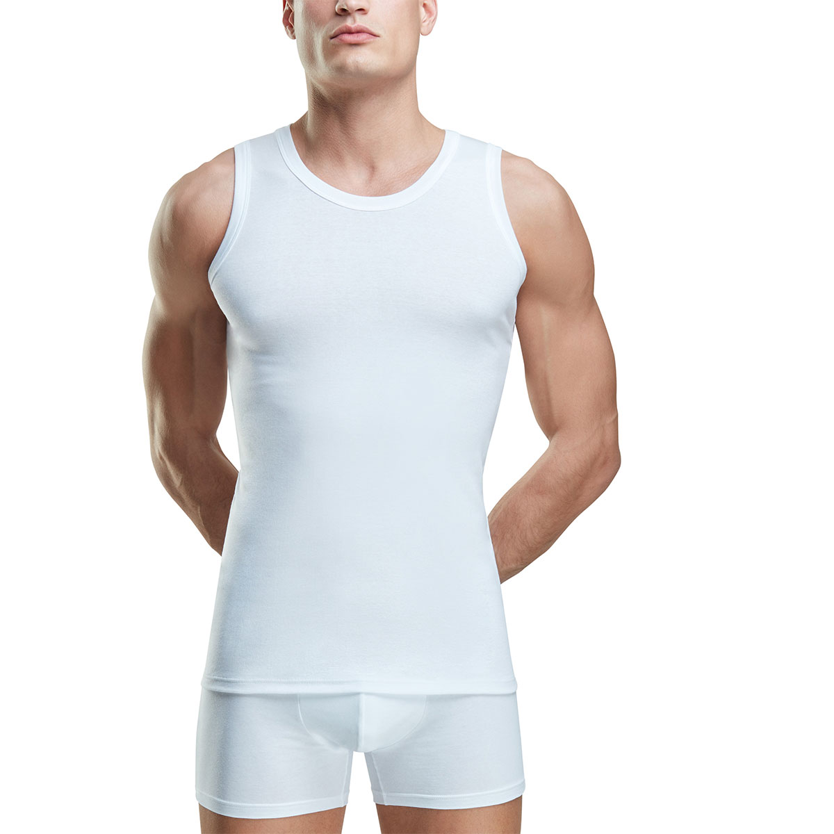 Canotta Uomo Cotonella Bianco 8403_00001