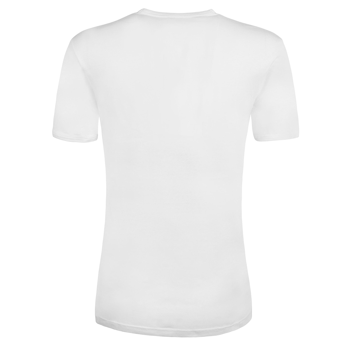 Maglia Scollo V Manica Corta Uomo Cotonella Bianco 8405_00001_3