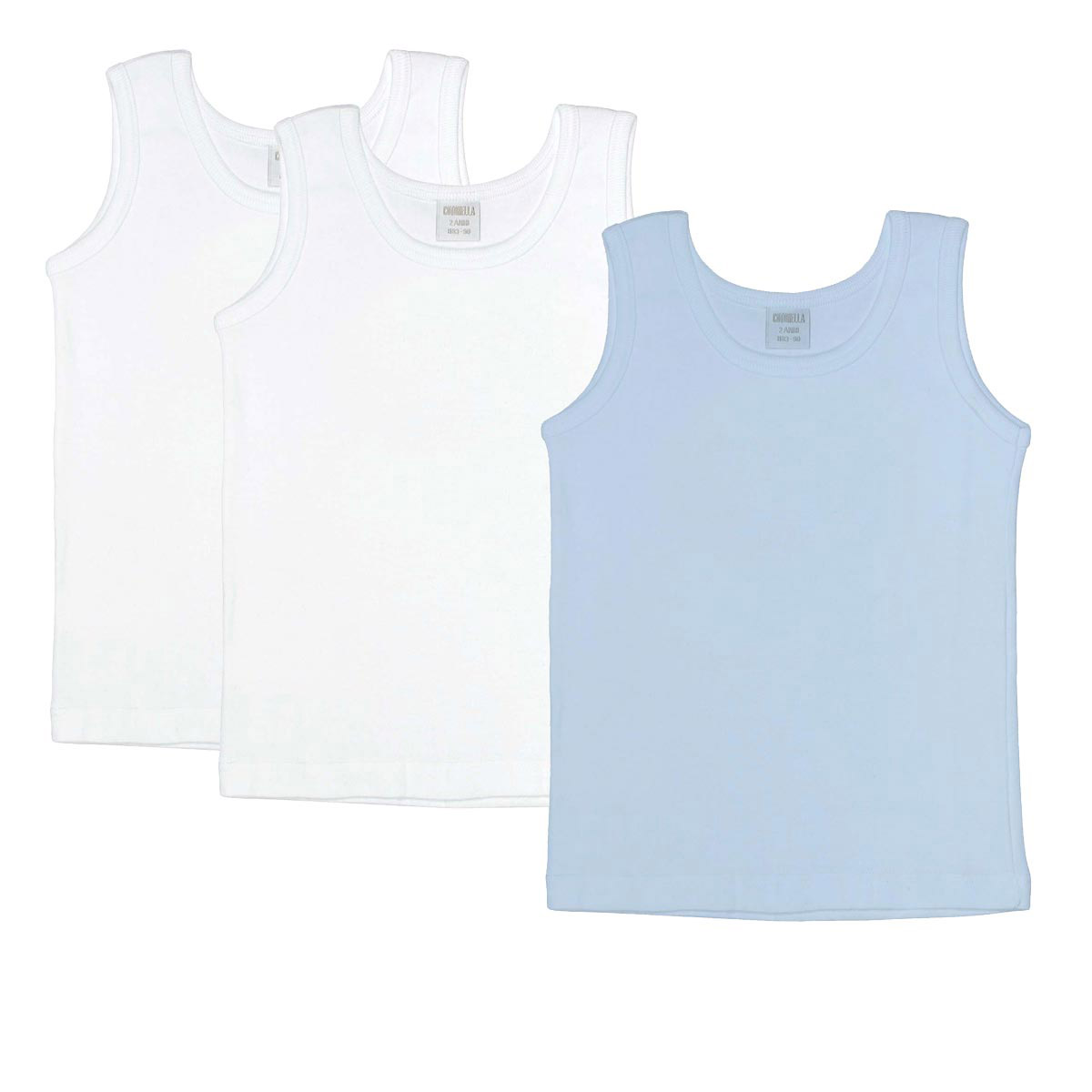3 Canotta Spalla Larga Uomo Cotonella Assortito 00100 AB071K3_00100