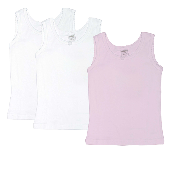 3 Canotta Spalla Larga Donna Cotonella Assortito 00100 AB072K3_00100