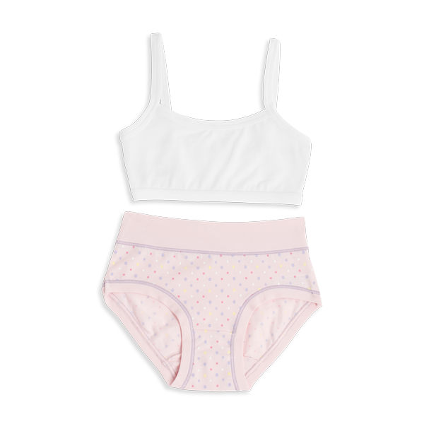 Coordinato Slip-brassiere Donna Cotonella Bianco AB300_00001