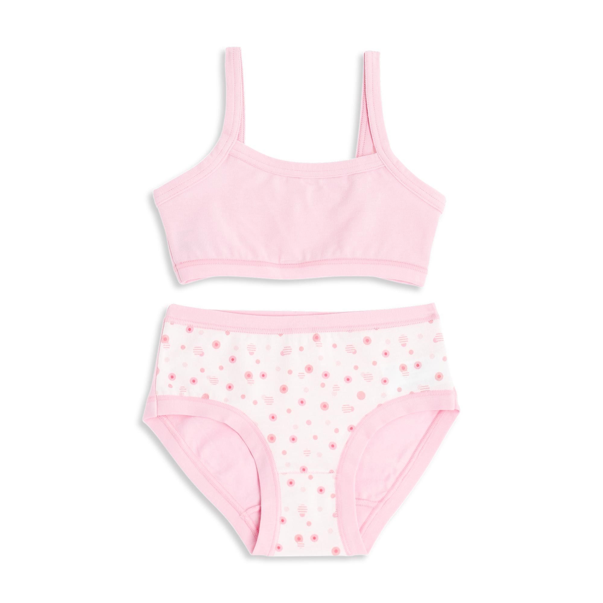 Coordinato Slip-brassiere Donna Cotonella Rosa AB313_00004