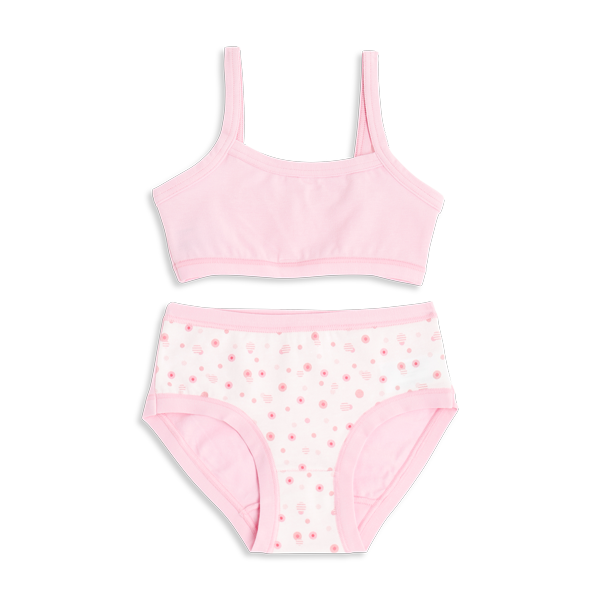 Coordinato Slip-brassiere Donna Cotonella Rosa AB313_00004