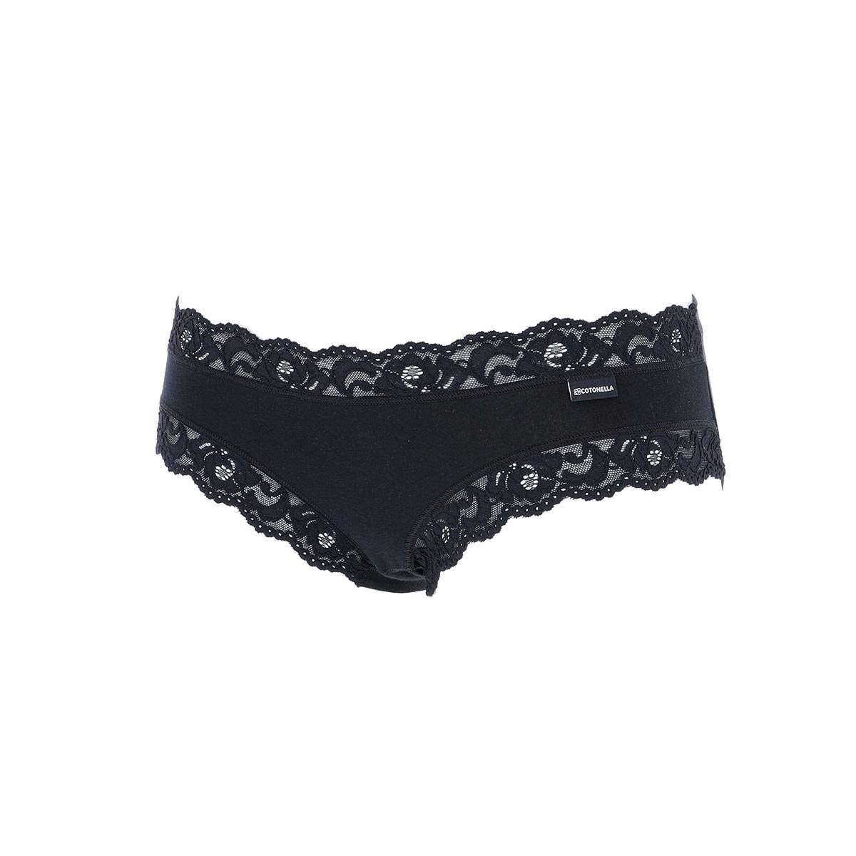 Slip Donna Cotonella Nero AD179_00002_4