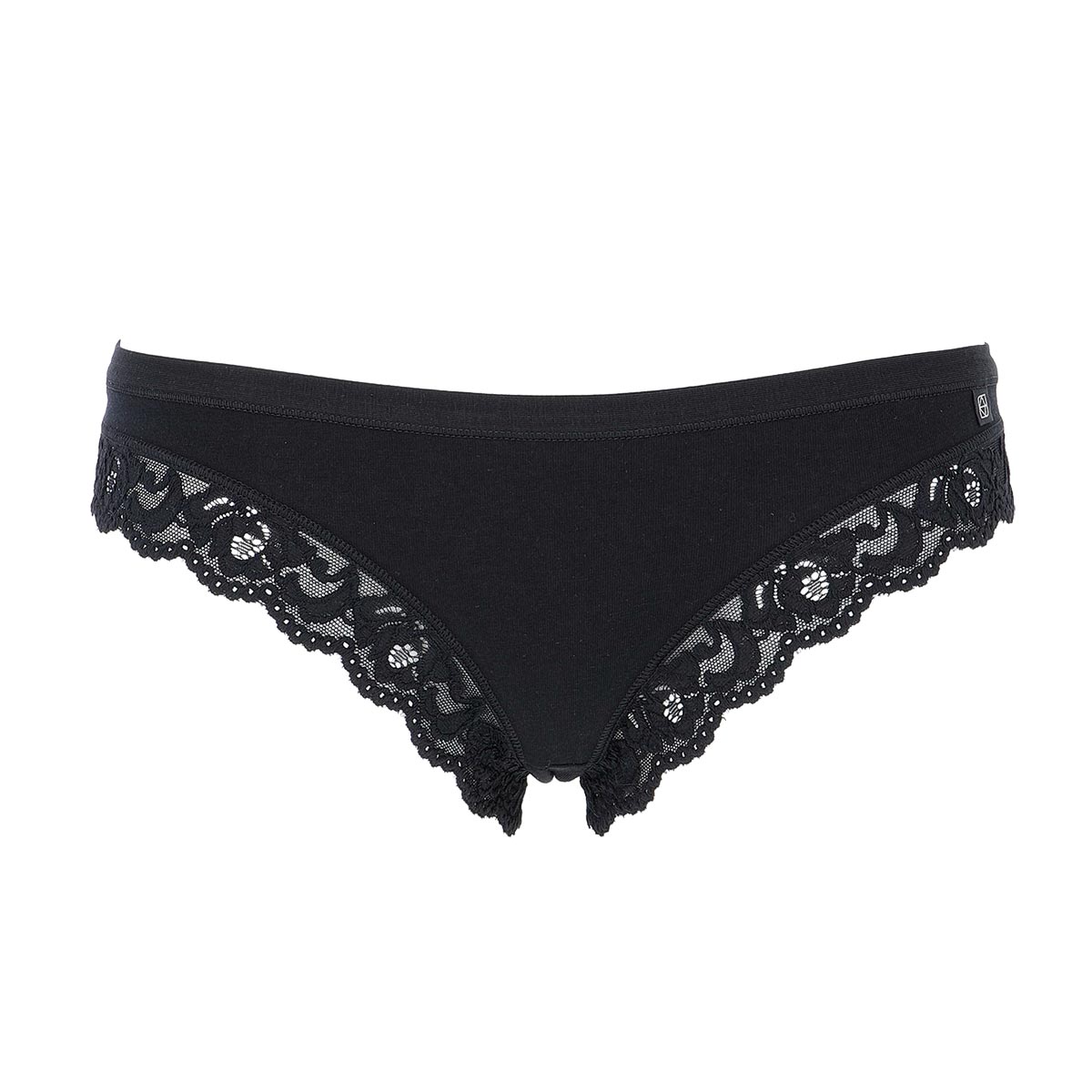 Brasiliano Donna Cotonella Nero AD613_00002_3