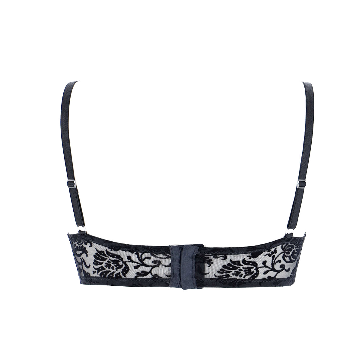 Reggiseno Balconcino Imbottito Con Ferr. Donna Cotonella Nero AD731_00002_2