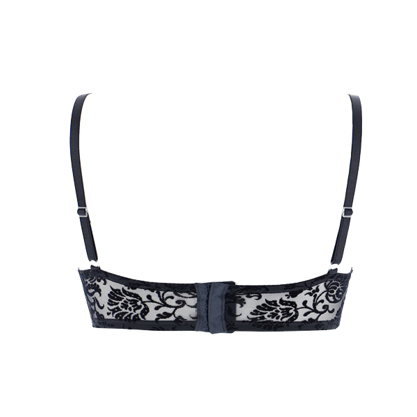 Reggiseno Balconcino Imbottito Con Ferr. Donna Cotonella Nero AD731_00002_2