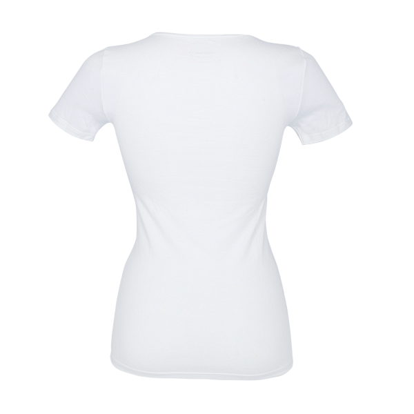 Maglia Girocollo Manica Corta Donna Cotonella Bianco AD742_00001_5