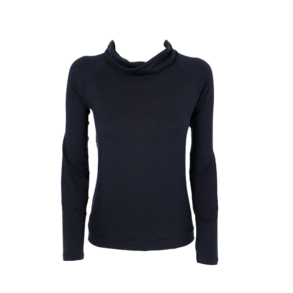 Maglia Manica Lunga Donna Cotonella Nero AD834_00002