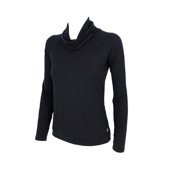 Maglia Manica Lunga Donna Cotonella Nero AD834_00002_2
