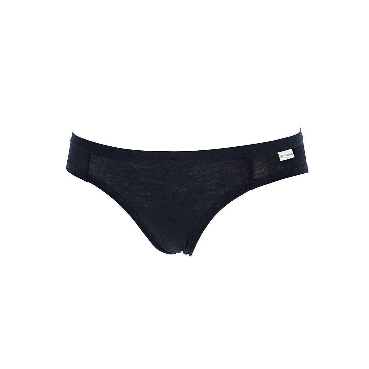 Slip Donna Cotonella Nero AD872_00002_2