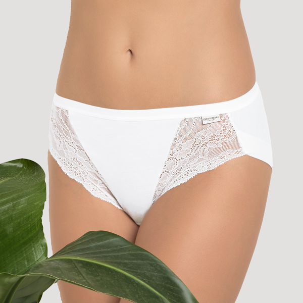 Slip Donna Cotonella Bianco AD937_00001