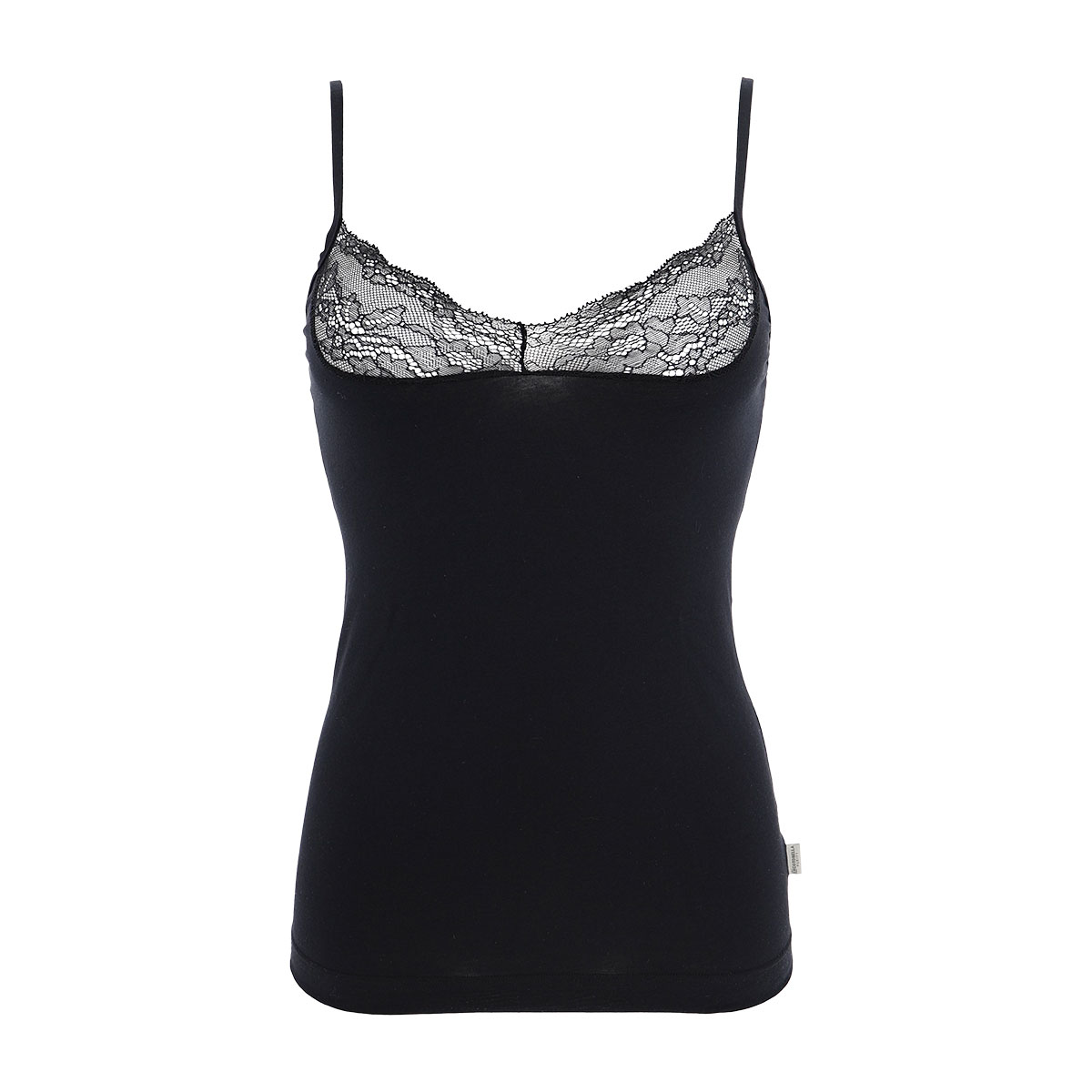 Top Donna Cotonella Nero AD940_00002_3