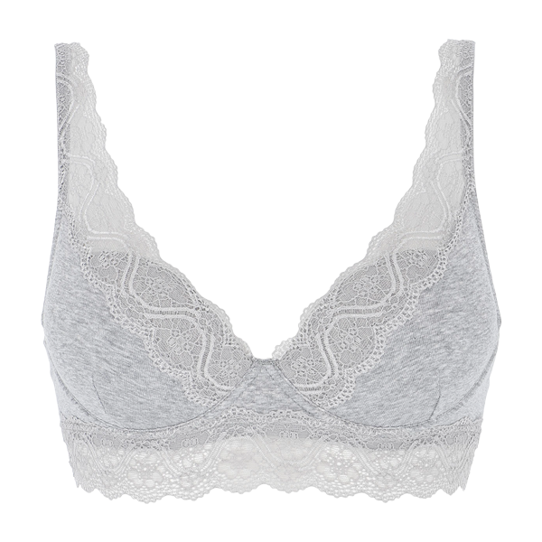 Bralette Donna Cotonella Grigio Melange AD958_00113