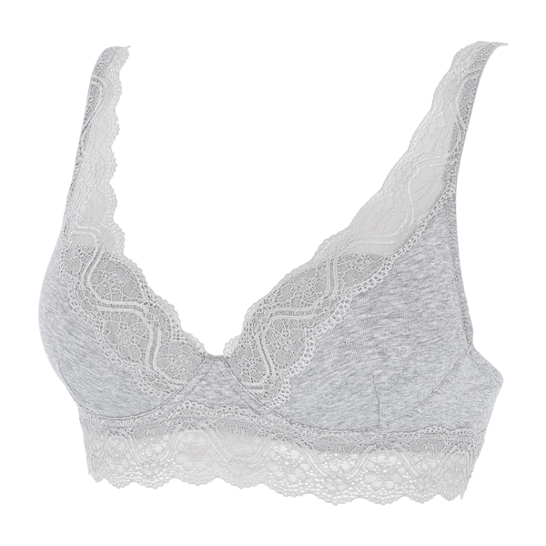Bralette Donna Cotonella Grigio Melange AD958_00113_2