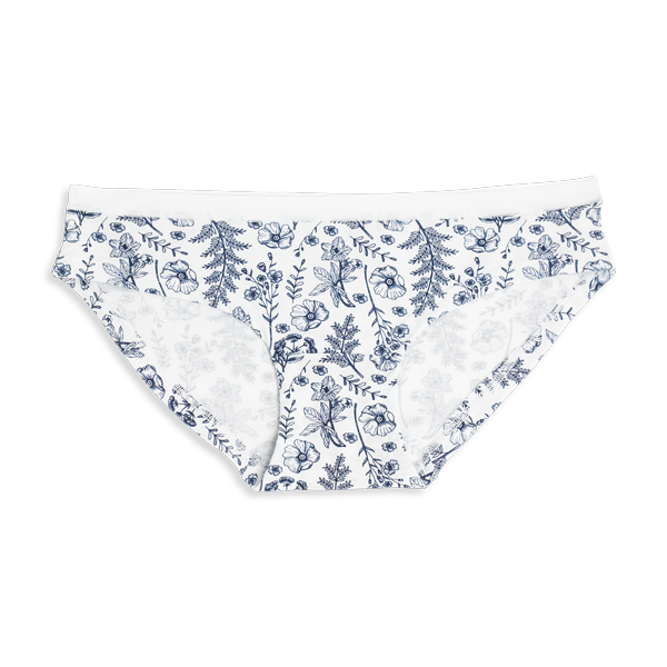 Slip Donna Cotonella Stampa Blu AD969_STBLU_3