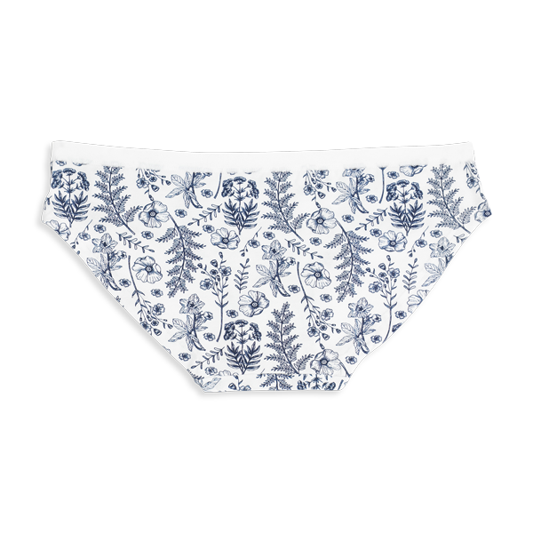 Slip Donna Cotonella Stampa Blu AD969_STBLU_4