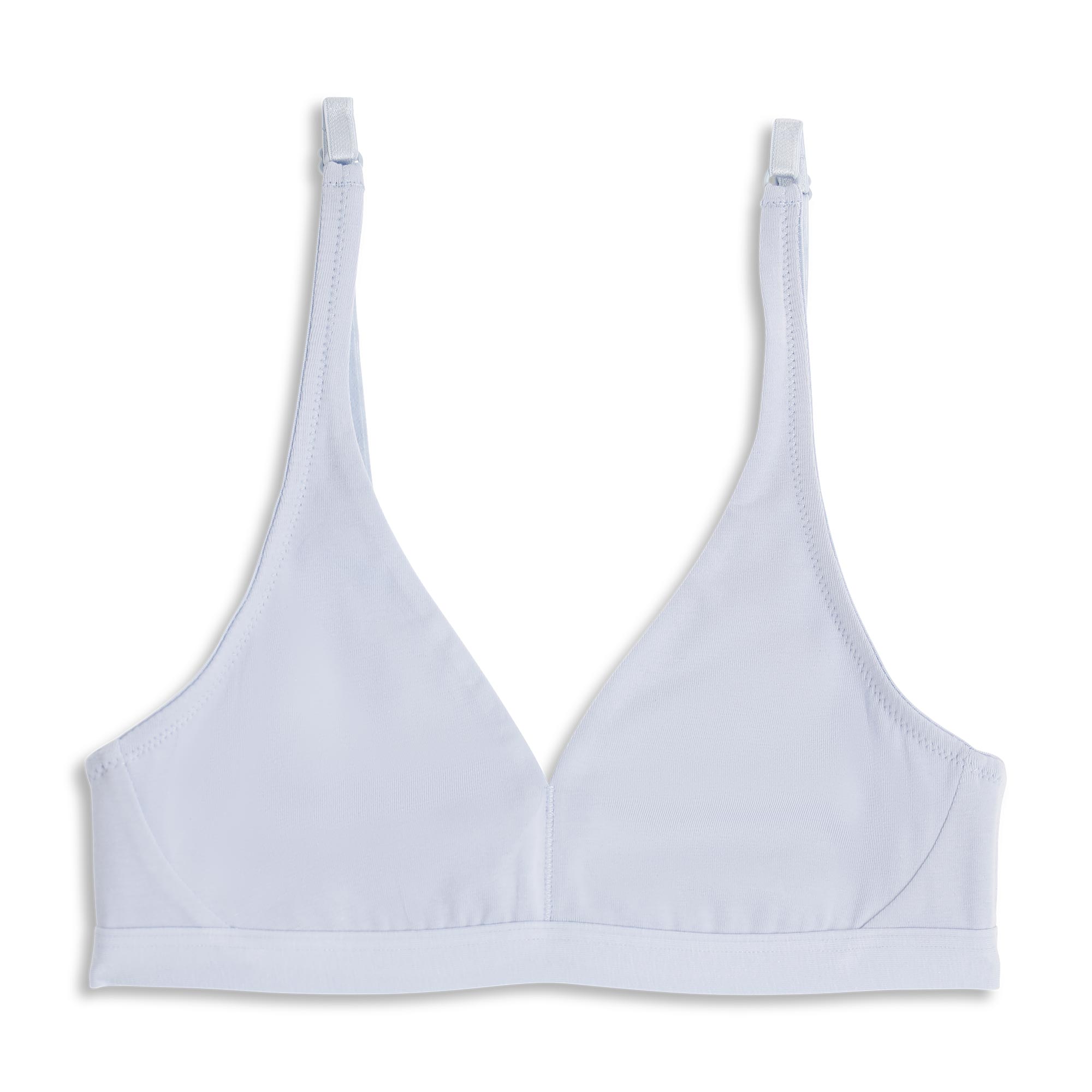 Reggiseno Triangolo Senza Ferretto Donna Cotonella Azzurro Polvere AD971_00063_3