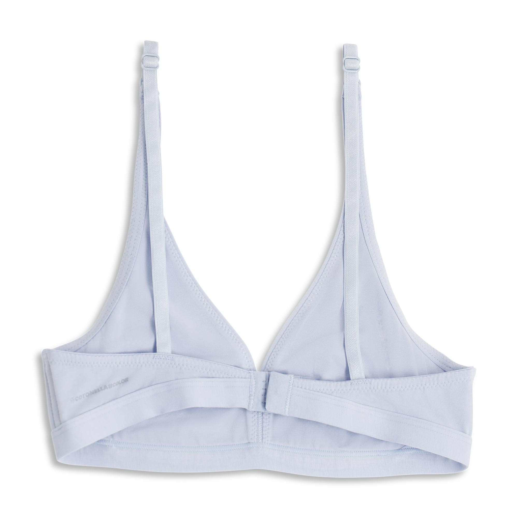 Reggiseno Triangolo Senza Ferretto Donna Cotonella Azzurro Polvere AD971_00063_4