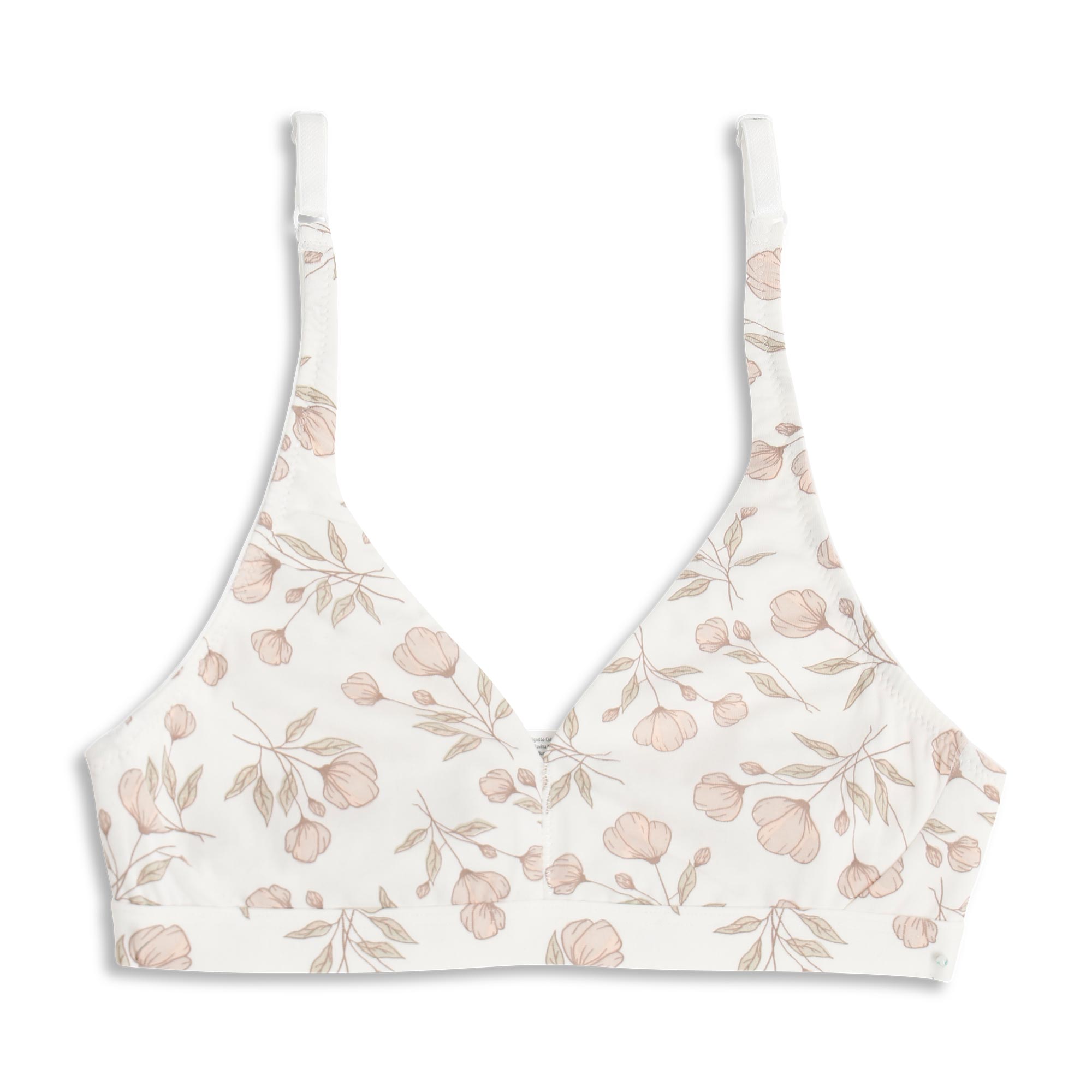 Reggiseno Triangolo Senza Ferretto Donna Cotonella Stampa Fiori AD971_STF01_3