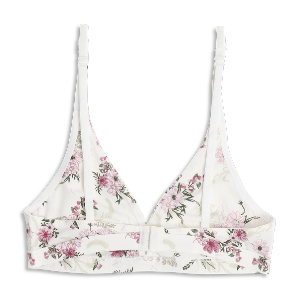 Reggiseno Triangolo Senza Ferretto Donna Cotonella Stampa Malva AD971_STMAL_4