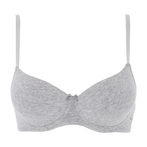 Reggiseno Balconcino Imbottito Con Ferr. Donna Cotonella Grigio Melange AD972_00113