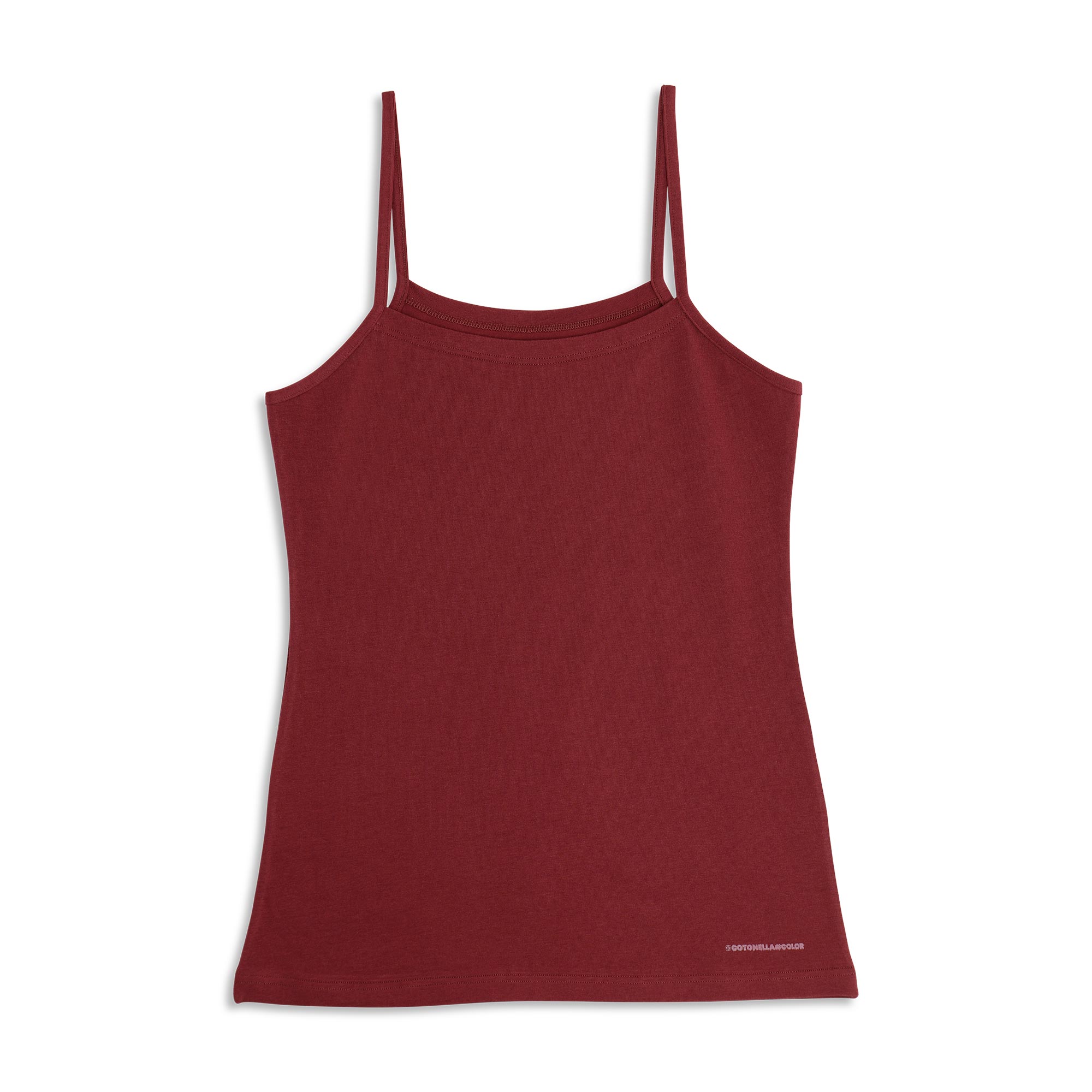 Top Donna Cotonella Bordeaux AD973_00025_3