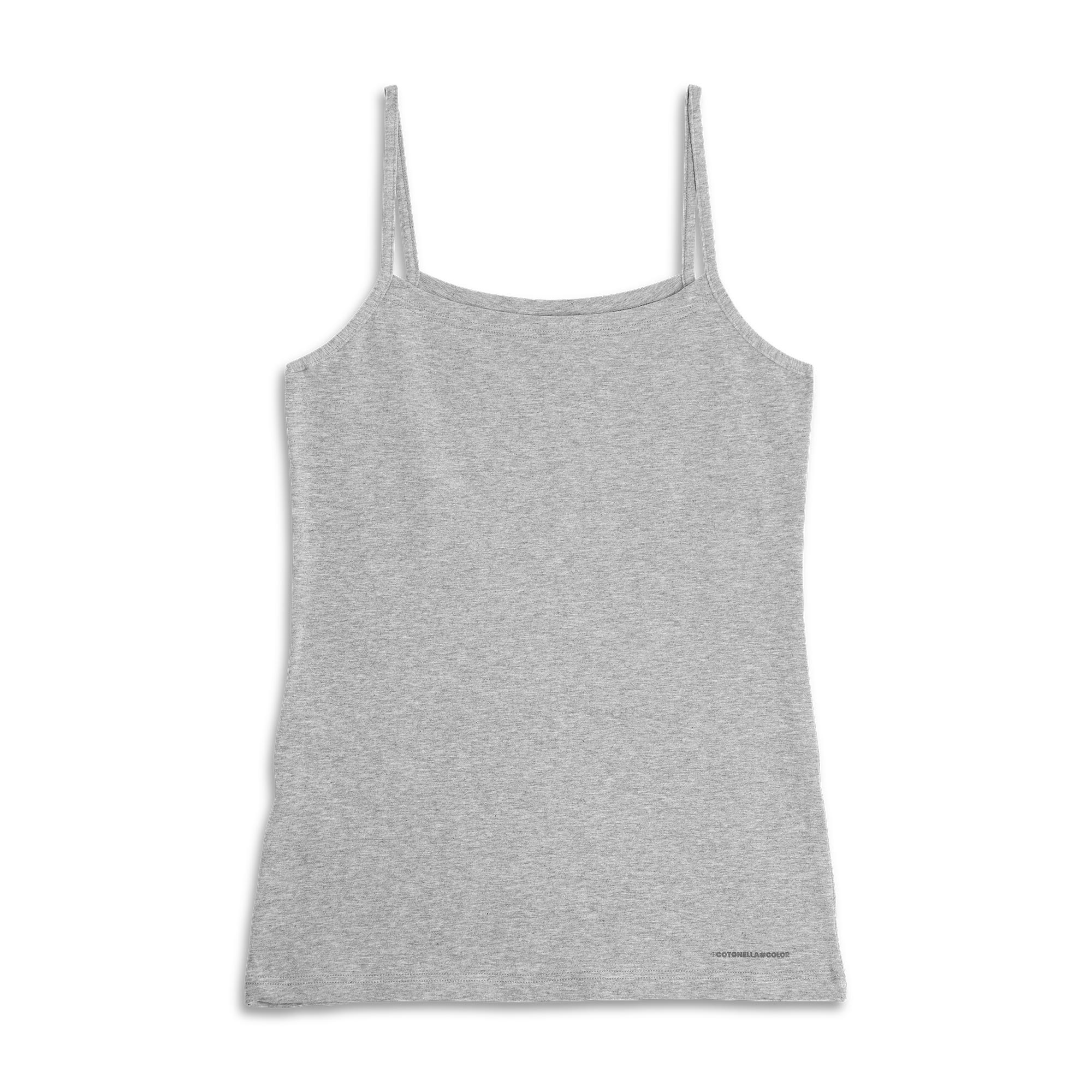 Top Donna Cotonella Grigio Melange AD973_00113_3
