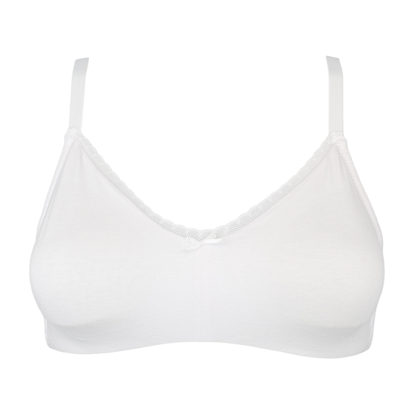 Reggiseno Preformato Senza Ferretto Donna Cotonella Bianco ADA79_00001_3