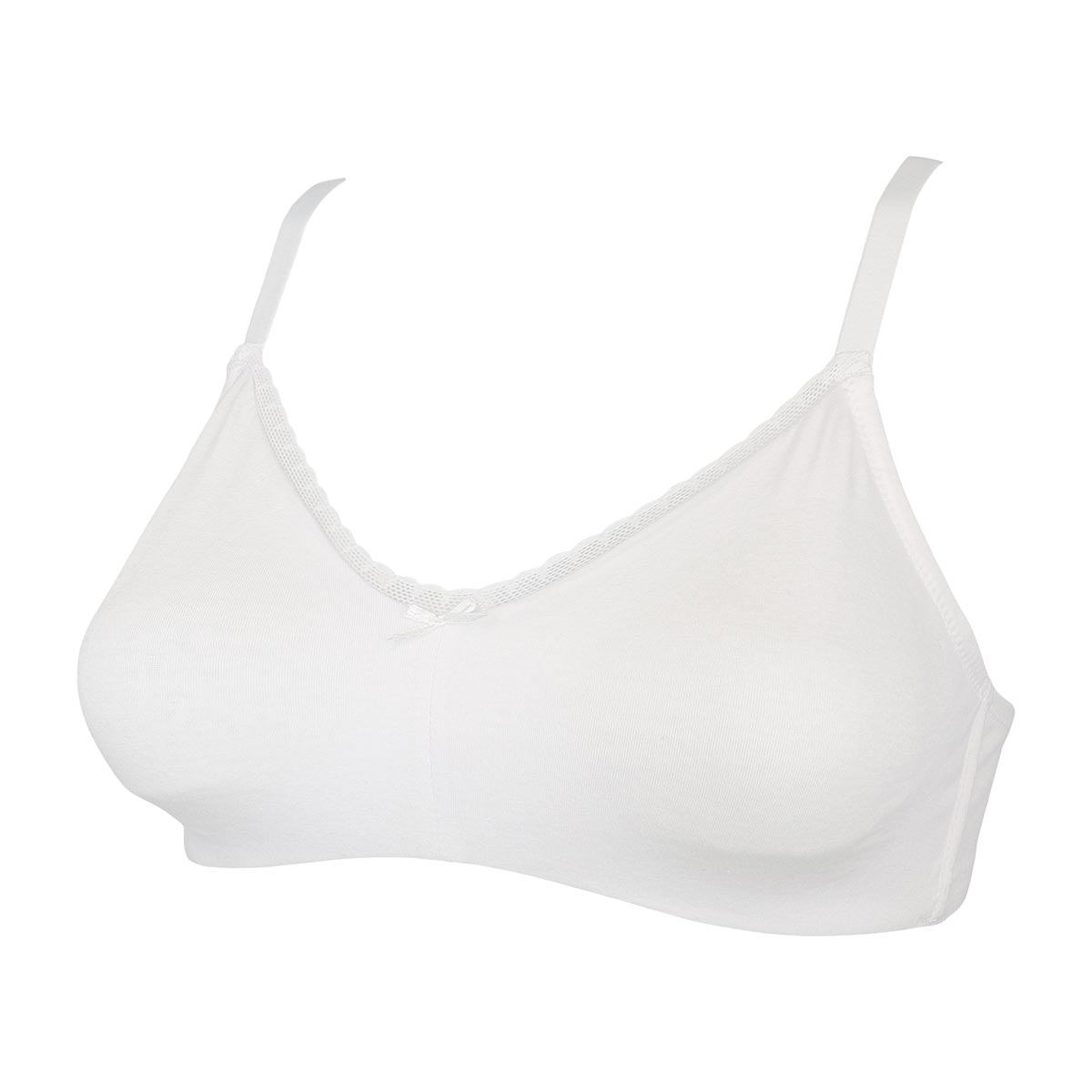 Reggiseno Preformato Senza Ferretto Donna Cotonella Bianco ADA79_00001_4