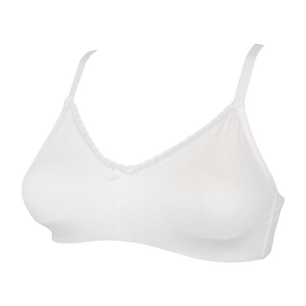 Reggiseno Preformato Senza Ferretto Donna Cotonella Bianco ADA79_00001_4