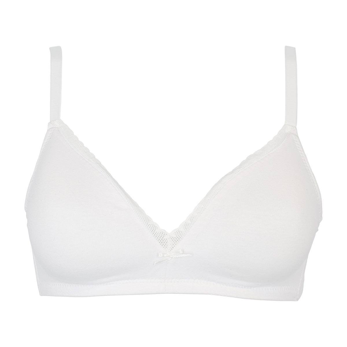 Reggiseno Imbottito Senza Ferretto Donna Cotonella Bianco ADB02_00001_3