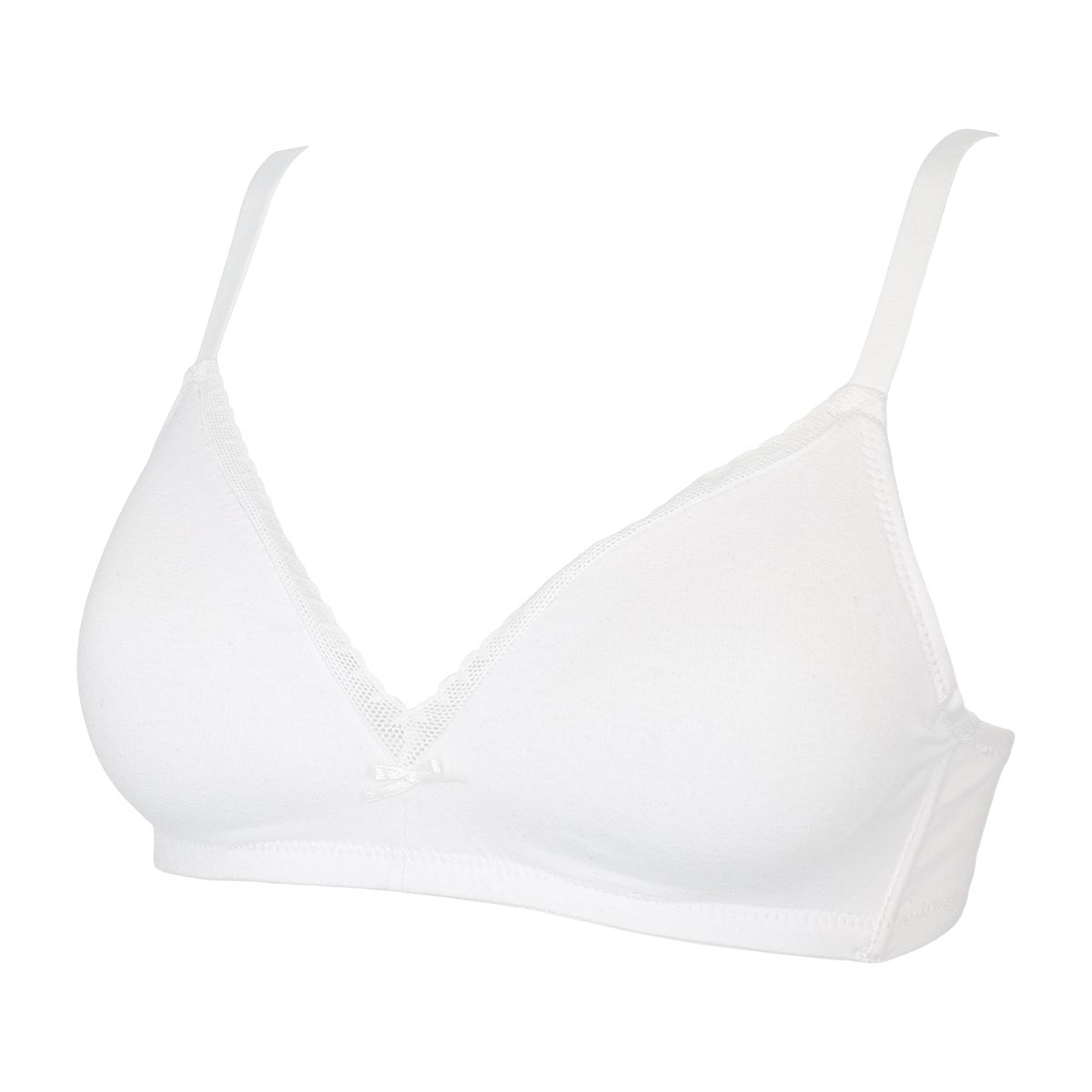Reggiseno Imbottito Senza Ferretto Donna Cotonella Bianco ADB02_00001_4