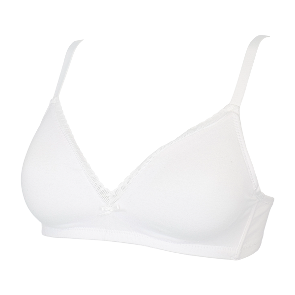 Reggiseno Imbottito Senza Ferretto Donna Cotonella Bianco ADB02_00001_4