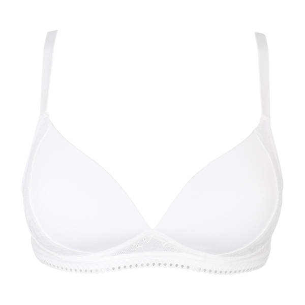 Reggiseno Imbottito Senza Ferretto Donna Cotonella Bianco ADB05_00001