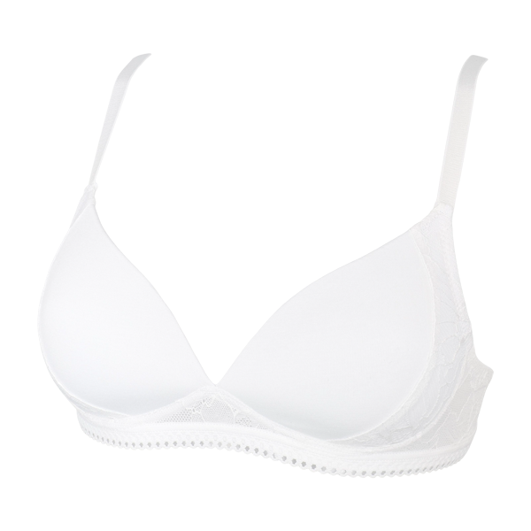 Reggiseno Imbottito Senza Ferretto Donna Cotonella Bianco ADB05_00001_2