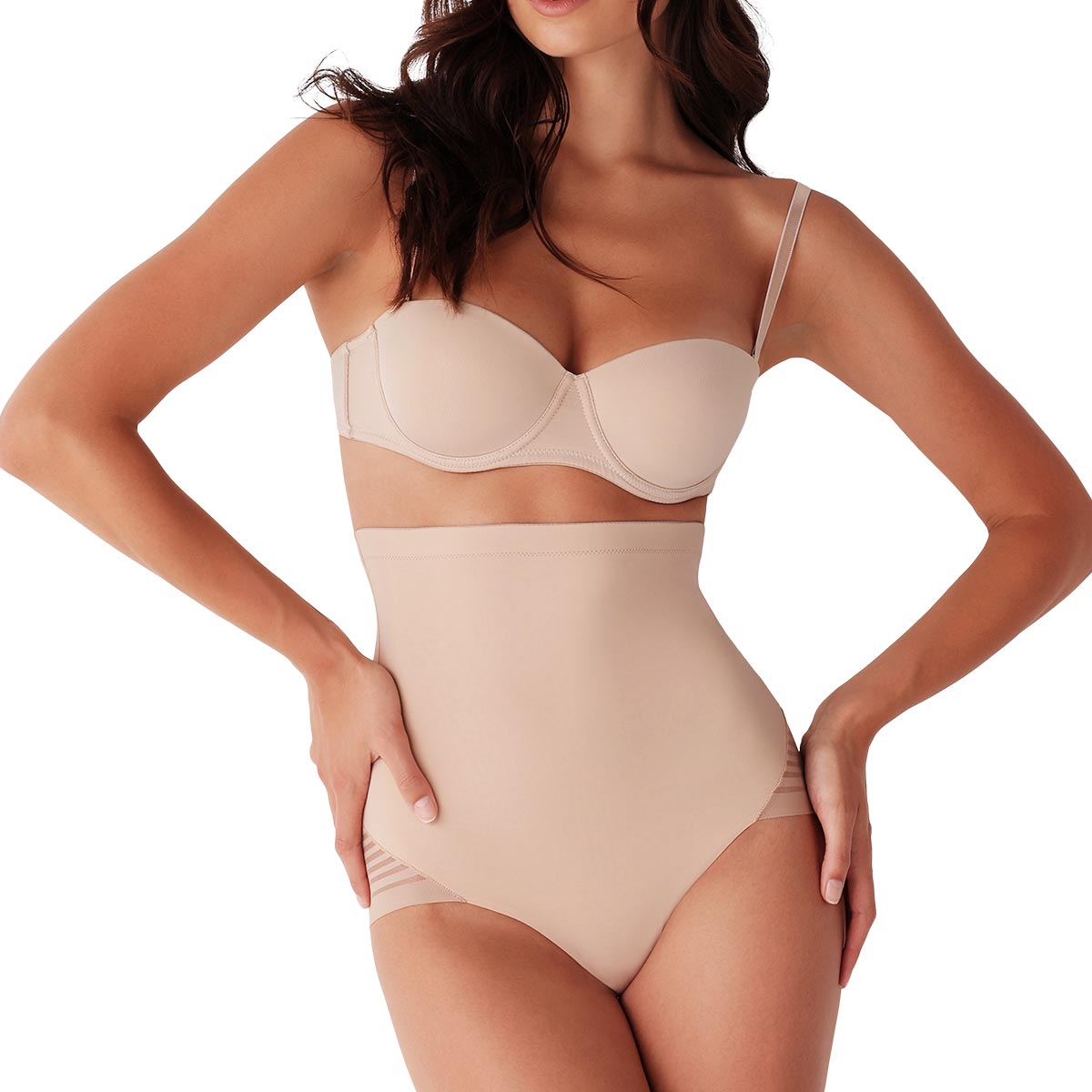Guaina Vita Alta Donna Cotonella Beige ADB22_D0010