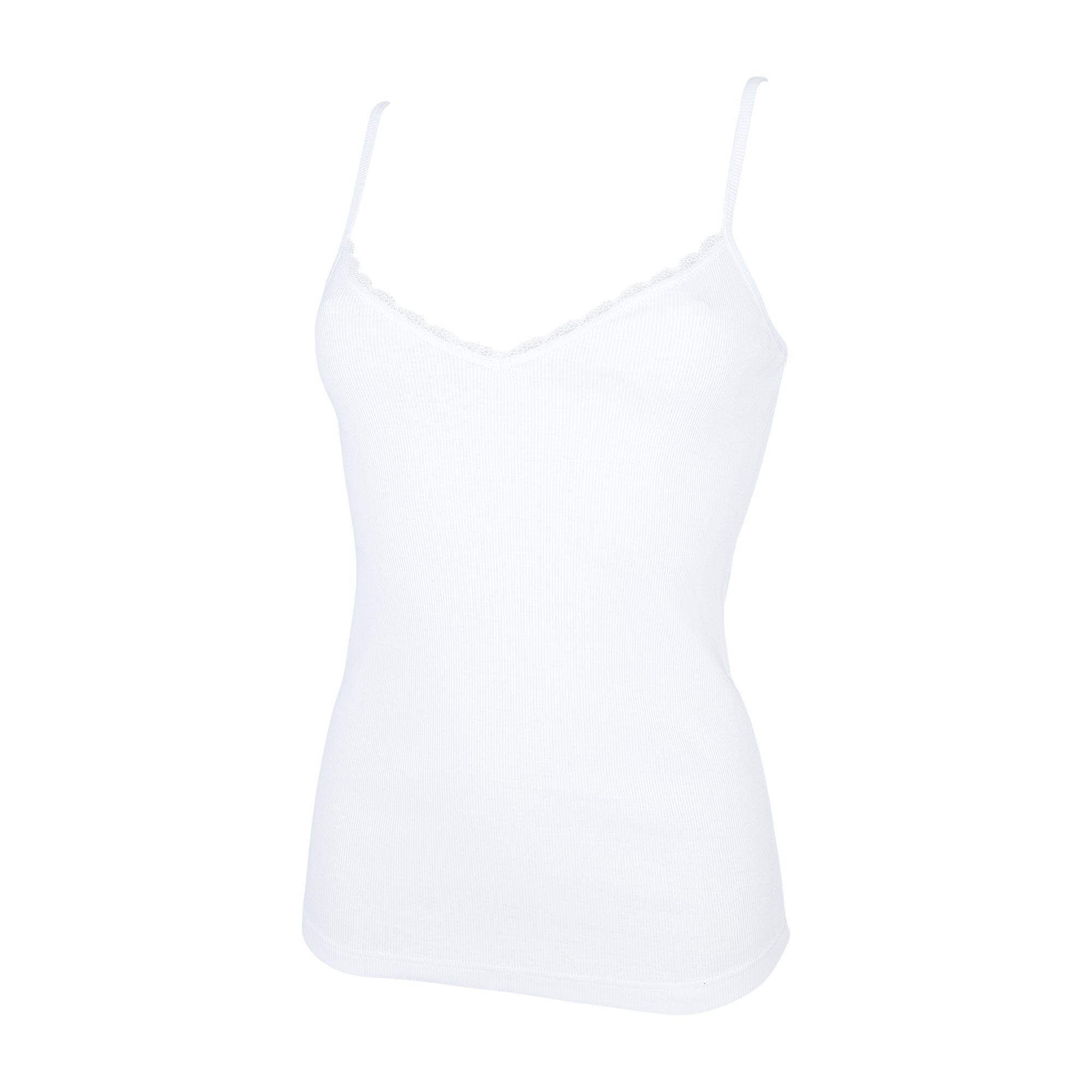 Top Donna Cotonella Bianco ADB66_00001_4