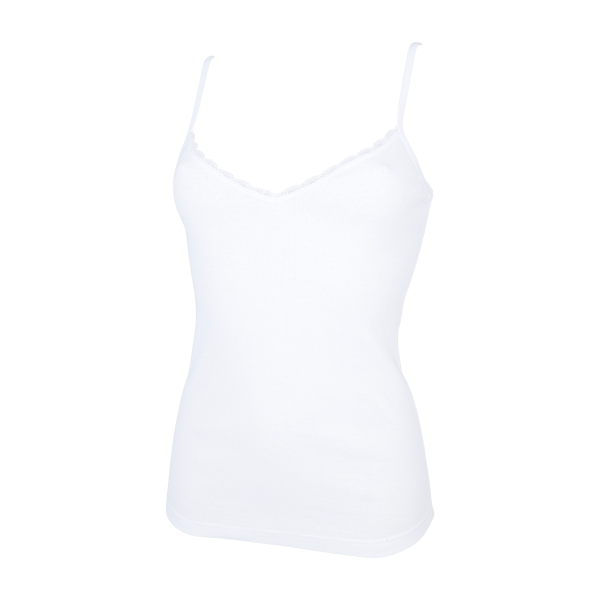 Top Donna Cotonella Bianco ADB66_00001_4