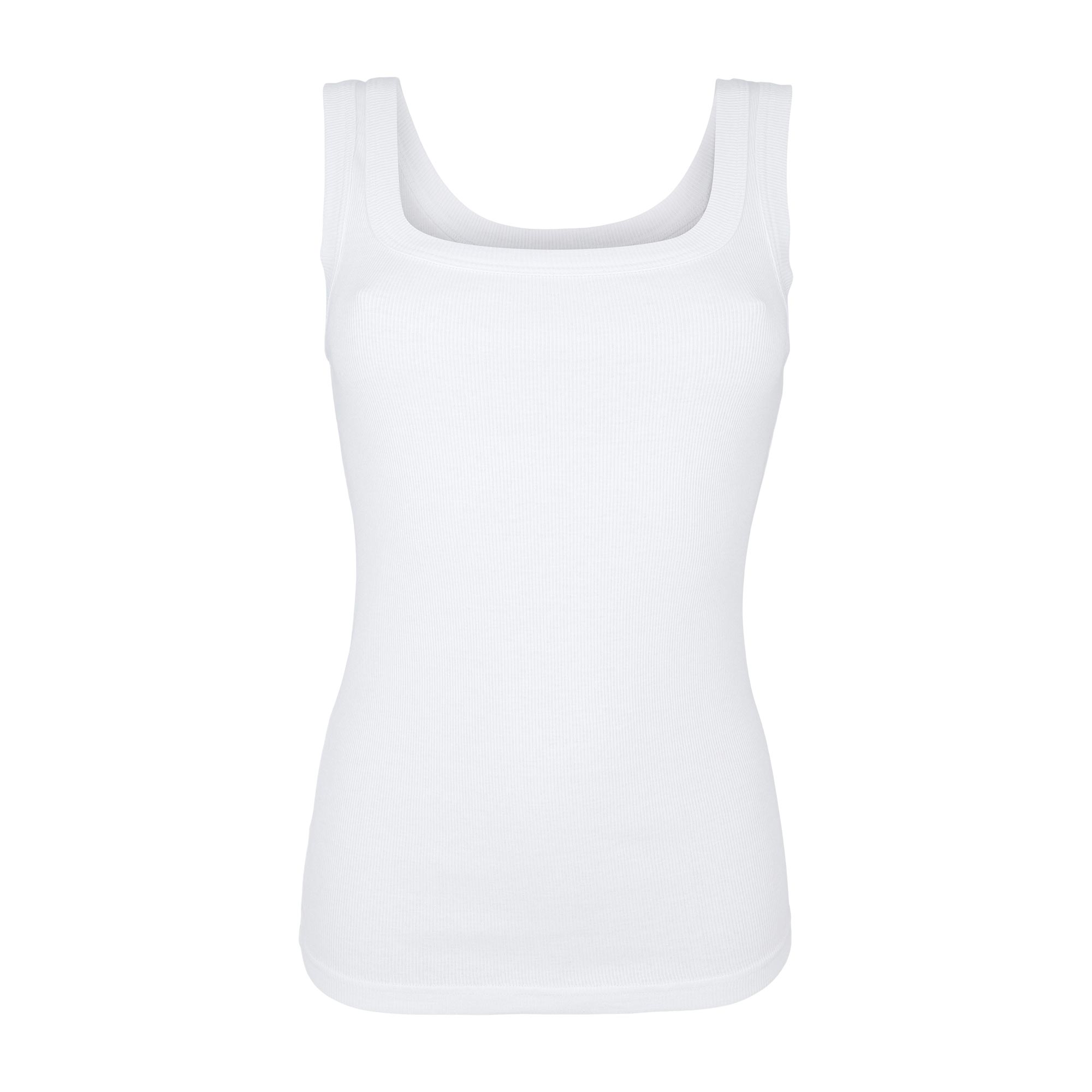 Canotta Donna Cotonella Bianco ADB69_00001_3