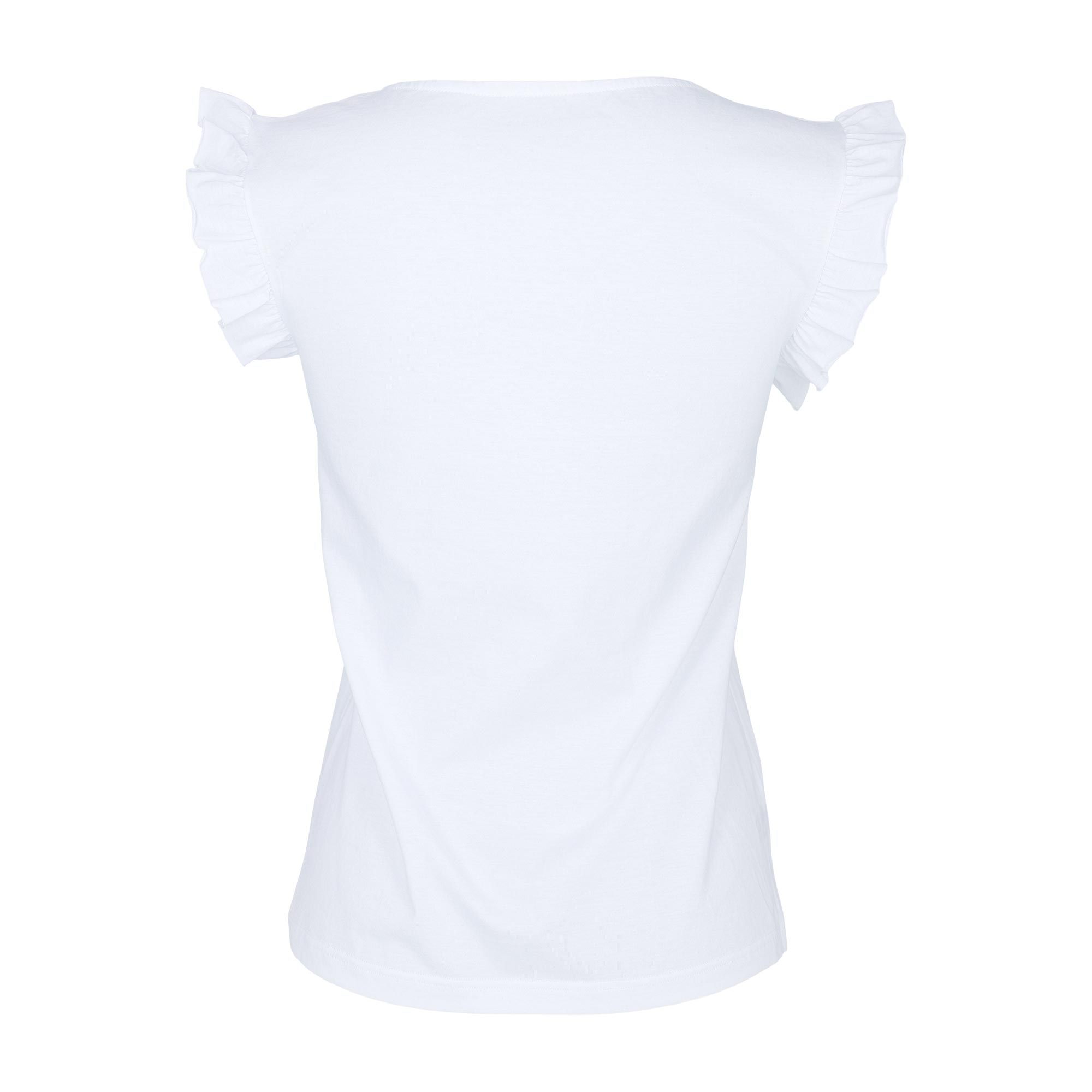 Maglia Girocollo Smanicata Donna Cotonella Bianco ADB77_00001_5